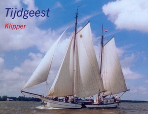 Tweemastklipper Tijdgeest • Harlingen • Waddenzee, IJsselmeer, Markermeer, Friese Meren