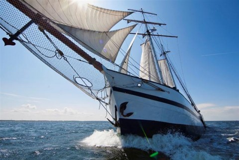 Schiff 990016  Topzeilschoener Kampen  Vliegende hollander
