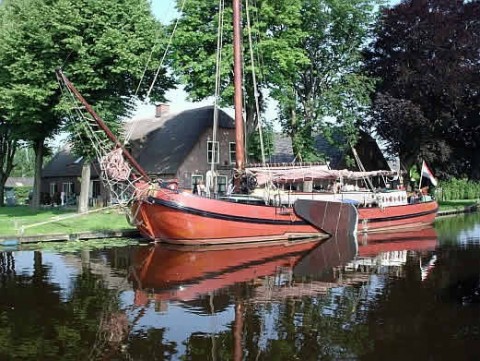 Schiff 990038  paviljoentjalk Leiden  Zeiltjalk Vrouwe Fortuna