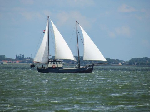 Noordzee kotter HD 48 &bull; Delfzijl &bull; Duitse Wadden, Waddenzee